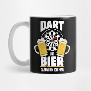 Darts And Beer That's Why I'm Here Dart Player Mug